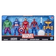 thumbnail image 2 of Marvel 6-Inch (15 CM) Hulk, Captain America, Iron Man, Spider-Man, & Black Panther Action Figure 5-Pack, 2 of 4