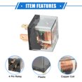 thumbnail image 4 of Unique Bargains 5 Pcs Waterproof Relay DC 12V 60A 4 Pin Relay Car Charge Case Universal Durable Plastic Transparent, 4 of 7