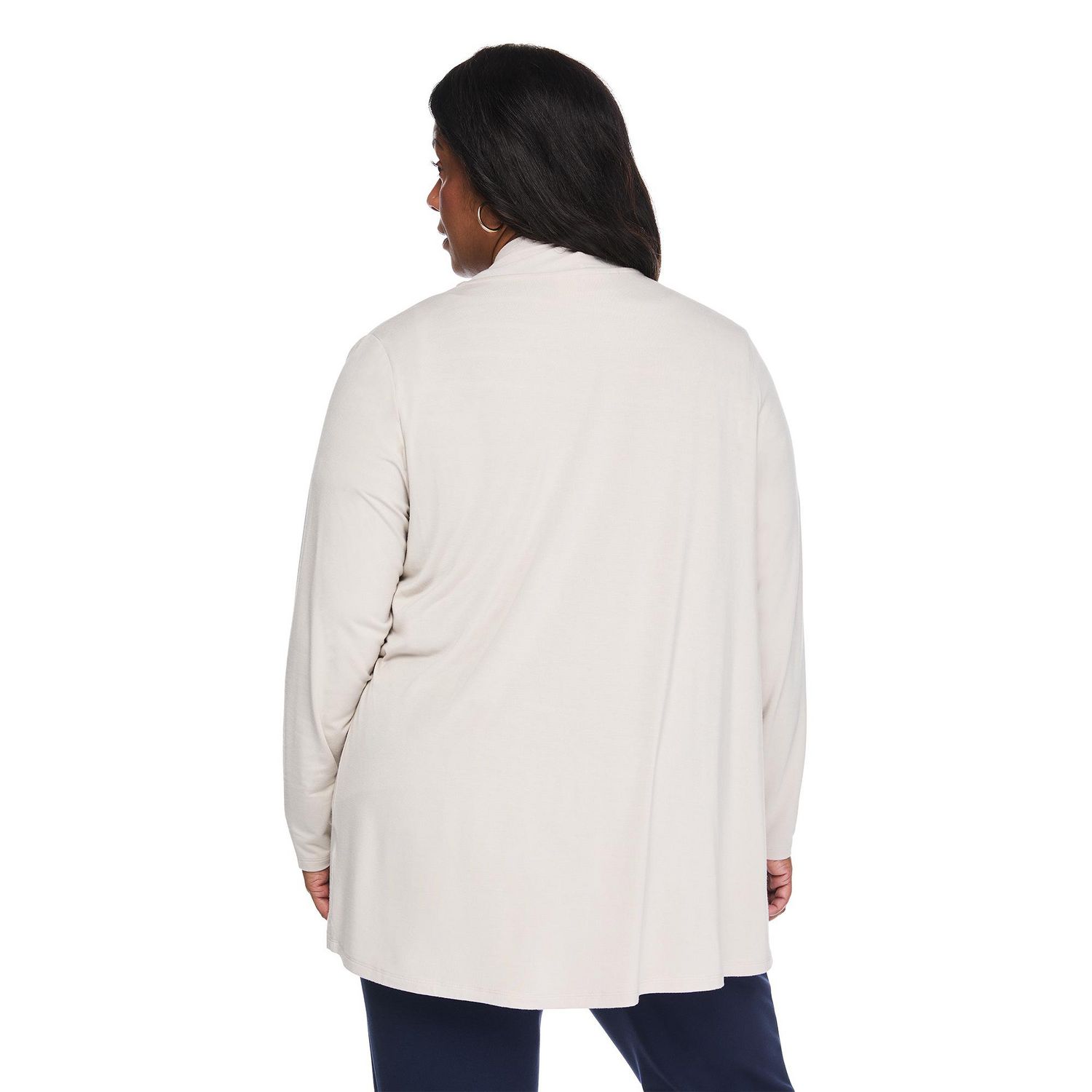 Cardigan avec motif en cascade Karen Scott Plus pour femmes