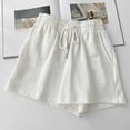 thumbnail image 3 of Timegard Shorts for Women Elastic Waisted Drawstring Athletic Sweatshorts Running Shorts with Pockets, 3 of 4
