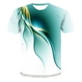 thumbnail image 1 of LUOGENLI T-shirts pour Hommes T-shirts 3D Nouveauté Hommes T-shirts Graphiques Amusants T-shirts Imprimés 3D Col Rond Manches Courtes Été Décontracté T-shirts Blouse Tops T-shirts Graphiques Journée de la Saint-Patrick Bleu Ciel G, 1 of 4