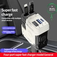thumbnail image 3 of ZheElen Fast Car Charger Adapter With Dual Type-C Interfaces And Overcurrent Fast Charger Cable yellow, 3 of 6