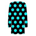 thumbnail image 1 of PMUYBHF Cardigan Surdimensionné pour Femme pour Femmes Court Cardigan Décontracté Imprimé pour Femmes Manteau TG Bleu, 1 of 5
