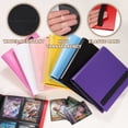 thumbnail image 3 of Uxcell 9 Pocket Trading Card Binder, PU Cover Card Collection Binder 360 Side Loading Card Binder Card Album Folder for TCG, Game Cards, Sports Cards(Purple), 3 of 7