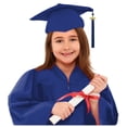 thumbnail image 2 of LYHaoo Preschool Kindergarten Graduation Gown Cap Set With Tassel And Graduation Sash For Child Size,Crewneck Basic Tees Sizes 3-4 Years, 2 of 6