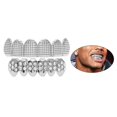thumbnail image 3 of Esquirla Bling Gold Grill Plated Diamond Teeth Mouth for Louse -, 3 of 8
