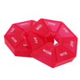 thumbnail image 2 of 2 Times A Day Medicine Organizer For Pill Box For Holder Medication Rack Travel Dispenser Weekly Medicine For Organizer Dispensing Small, 2 of 8