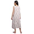 thumbnail image 3 of Moomaya Robe de Nuit d'Allaitement à Col Rond Imprimée pour Femmes en Coton, 3 of 5