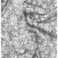 thumbnail image 1 of Soimoi White Heavy Canvas Fabric Human Face Print Sewing Fabric Yard 58 Inch Wide, 1 of 6