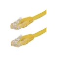 thumbnail image 1 of StarTech.com 1ft CAT6 Ethernet Cable, 10 Gigabit Molded RJ45 650MHz 100W PoE Patch Cord, CAT 6 10GbE UTP Network Cable with Strain Relief, Yellow, Fluke Tested/Wiring is UL Certified/TIA - Category 6 - 24AWG (C6PATCH1YL) - Patch cable - RJ-45 (M) to RJ-45 (M) - 1 ft - CAT 6 - molded - yellow - for P/N: ST1000SMPEX, 1 of 6