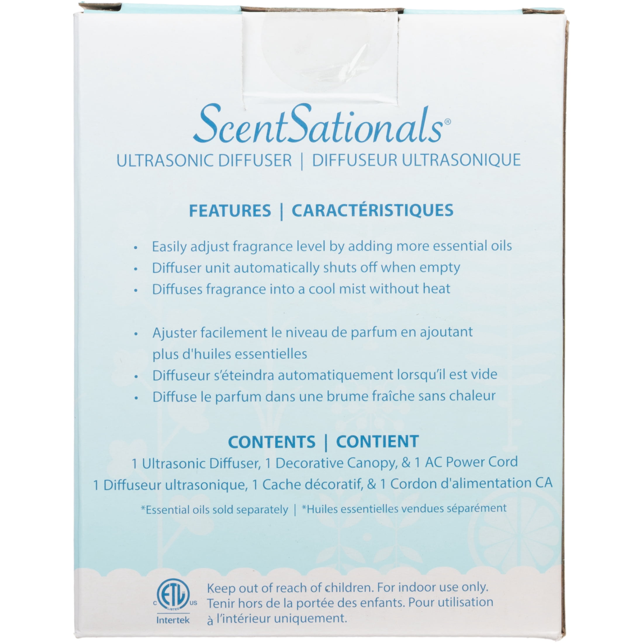 Diffuseur 100 mL ScentSationals - Audrianne Bleu