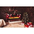 thumbnail image 3 of Patiojoy 50" Recessed Electric Fireplace Wall Mounted Heater w/Remote Control 750W/1500W mode Adjustable Flame, 3 of 7