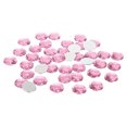 thumbnail image 1 of Unique Bargains Strass Acryliques Ronds à Dos Plat de 20 mm, Lot de 200 Gemmes Rondes en Plastique pour Fabrication de Bijoux de Costume, Rouge Rose, 1 of 6