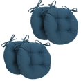 thumbnail image 1 of Coussins de Chaise Ronds Capitonnés en Sergé Uni de 16 Po (Ensemble de 4), 1 of 4