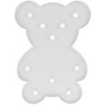 thumbnail image 1 of Shisuyan Bear Shaped Lamp White 1Set 10.2X7.1X1.3In, 1 of 8