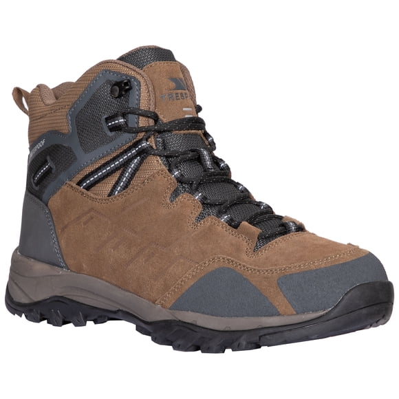 Trespass Mens Walking Boots Caelan - Men's Waterproof Breathable Membrane Hiking Boots, Trekking Shoes with Ankle Support & Cushioning, Outdoor Walking Footwear