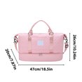 thumbnail image 3 of Yhmxh Multi Functional Lightweight Leisure Travel Bag For Short Distance Travel- Dry And Wet Separation Training- Exercise Yoga And Fitness Bag Organization and Storage Home Decor, 3 of 5