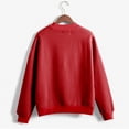 thumbnail image 5 of CEHVOM Femmes Mode Décontractée Imprimé Col Rond Ample Manches Longues Hauts Courts Blouse Chandails Sans Capuche Liquidation, 5 of 5