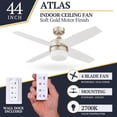 thumbnail image 4 of Prominence Home 51470-01 Atlas Ventilateur de Plafond, 44, Champagne, 4 of 12