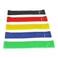 thumbnail image 2 of Resistance Loop Bands Set of 5 Fitness Bands Gymnastic Bands, 2 of 8