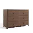 thumbnail image 1 of Storkcraft Casablanca 6 Drawer Dresser, Hazelnut, 1 of 9