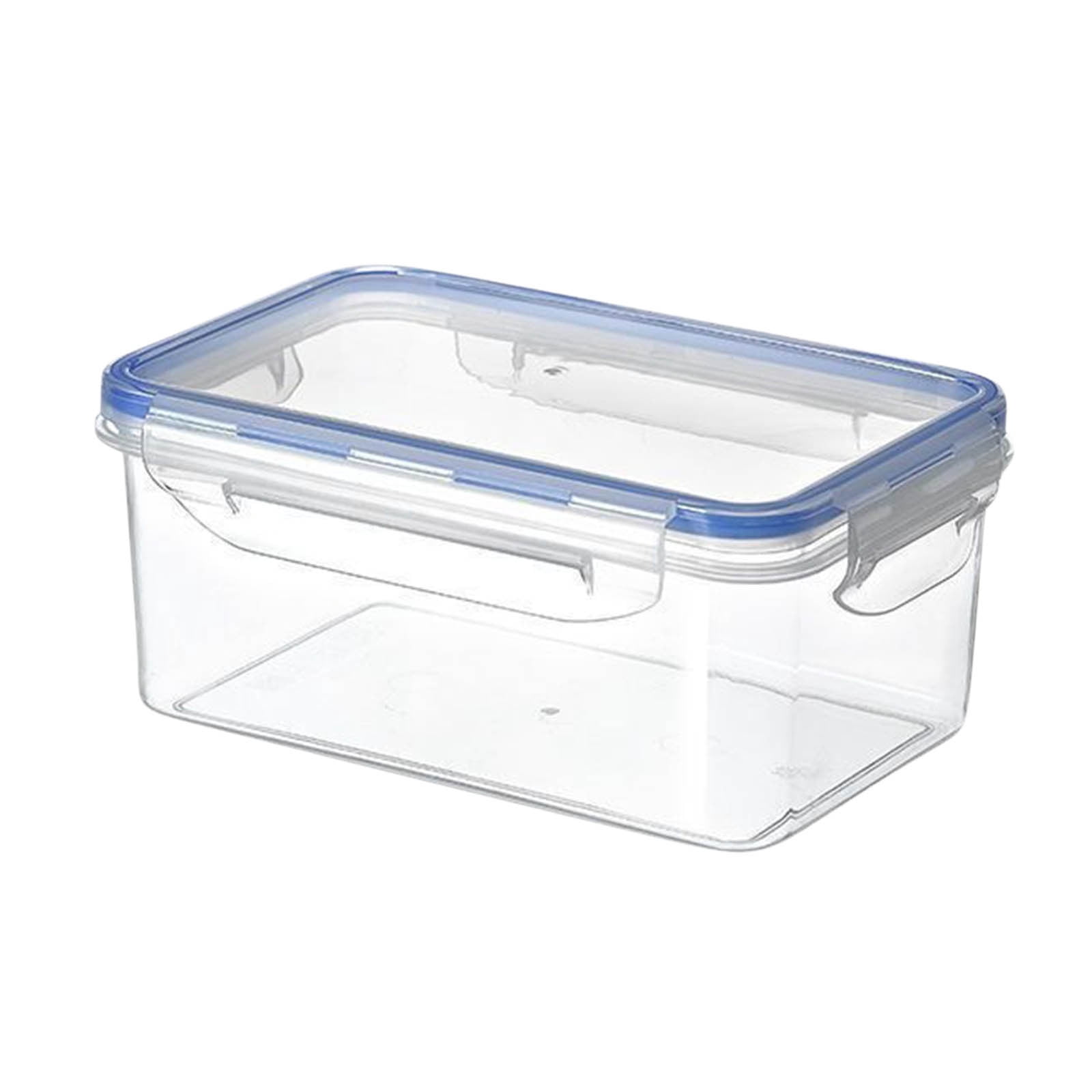 Staron Food Storage Containers with Lids, 10x7" Transparent Plastic Airtight Food Storage Containers, Kitchen Sealed Jar Plastic Containers with Lids