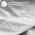 thumbnail image 4 of Ivy Union Microfiber Sheet Set - 3-Pieces - Breathable - Deep Pocket, Twin, Cloud Gray, 4 of 6