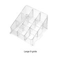 thumbnail image 3 of relayinert Compact Cosmetic Organizer Box For Efficient Space Utilization White Multiple Large 9 grids 1Set, 3 of 6