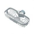 thumbnail image 2 of Oleegame 1PC Shower Soap Dish With Hook Sink Sponge Rack Stand Kitchen Faucet Storage Rack Sponge And Towel Rack Drain Basket Home Kitchen Cleaning Tools Gray, 2 of 4