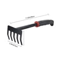 thumbnail image 3 of yulier Gardening Tools Heavy Duty Stainless Steel Garden Tools Garden Shovel Hand Rake with Soft Rubber Non-Slip Handle, 3 of 6