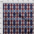 thumbnail image 2 of oneOone Polyester Lycra Fabric Diamond & Swirl Ikat Decor Fabric Printed BTY 56 Inch Wide, 2 of 4