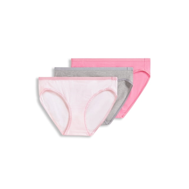 Jockey Bikini à Logo Extensible en Coton Biologique pour Femmes - Lot de 3