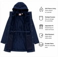 thumbnail image 2 of Reebok Women's Long Softshell Rain Jacket, Sizes XS-XXL, 2 of 6