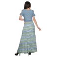 thumbnail image 4 of Moomaya Printed Two Piece Flared Skirt And Crop Top Rayon Ethnic Set For Girls, 4 of 6