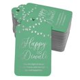 thumbnail image 1 of Inkdotpot Happy Diwali Bottle Tag Real Silver Foil Favor Hang Tags 50 Pack, 1 of 6
