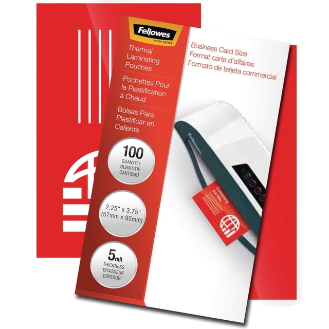 Glossy Pouches - Business Card, 5 mil, 100 pk