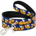 thumbnail image 1 of Dog Leash Road Runner Expressions Royal 6 Feet Long 0.5 Inch Wide, 1 of 3