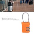 thumbnail image 4 of Sonew TSA Luggage Locks, TSA Approved Cable Luggage Locks, Resettable 3 Digit TSA Combination Padlock Codes, for Travel Bag, Suit Case, Lockers, Gym, Bike Locks, 4 of 7