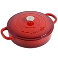 thumbnail image 1 of Crock-Pot Artisan 5 Qt Enameled Cast Iron Braiser Pan W/Lid, Scarlet Red, Round, 1 of 7