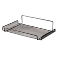 thumbnail image 2 of EGNMCR Punch Free Storage Rack Home Wall Mounted Router Storage Rack Home TV Set Top Box Storage Rack Router Storage Rack With Two Nonmarking Hooks Metal Storage Rack, 2 of 7