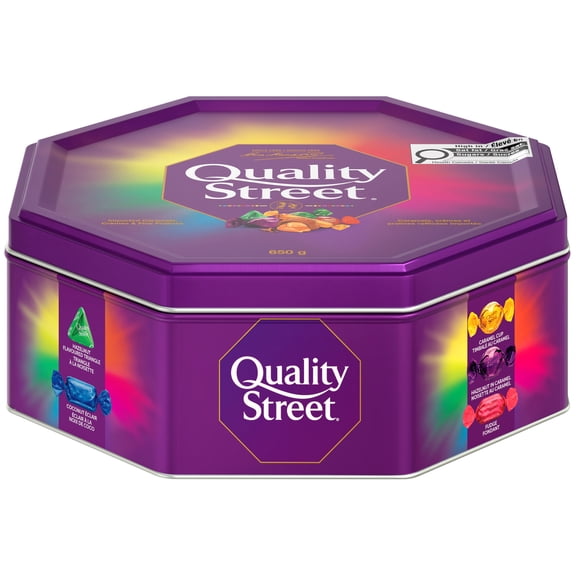 QUALITY STREET Boîte des fêtes chocolats / bonbons assortis, emballés séparément