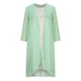 thumbnail image 4 of JUNWELL Robes pour Mère de la Mariée Ensemble Deux Pièces pour Femmes Robe Midi à Imprimé Floral avec Cardigan en Mousseline de Soie Formelle de Fête Sans Manches Grande Taille Robes d'Invitée de Mariage pour Femmes 2024 Tenue de Villégiature, 4 of 8