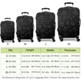 thumbnail image 3 of Travel Luggage Cover Suitcase Protector Fits 18-32 Inch Luggage Wheel Covers Patterned Travel Related Items Flower Luggage Protector Elastic Luggage Anti-scratch Suitcase Cover S, 3 of 5
