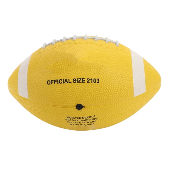 Ballon de Rugby, Caoutchouc Taille 3 Professionnel Haute Élasticité Standard Ballon de Rugby pour Débutants