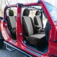 thumbnail image 2 of For 2020-2024 Jeep Gladiator FH Group Neoprene Waterproof Custom Fit Car Seat Covers - Full Set Gray, 2 of 5