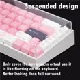 thumbnail image 4 of Clear Acrylic Keyboard Cover Clear Protection for Logitech air guard Laptop Desktop 68 Keys, 4 of 9