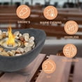 thumbnail image 4 of Tabletop Fire Pit Portable Fireplace ,table Top Fire Bowl For Indoor And Outdoor, 4 of 5