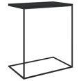 thumbnail image 3 of vidaXL Table d'Appoint Noire 55x35x66 cm Bois Manufacturé, 3 of 5