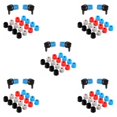 thumbnail image 1 of ZheElen 16pack/lot Say Goodbye To Distractions Replacement Earbuds With Noise Isolation 5Set, 1 of 6