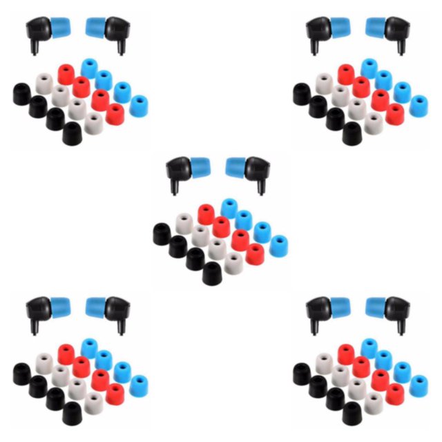 ZheElen 16pack/lot Say Goodbye To Distractions Replacement Earbuds With Noise Isolation 5Set